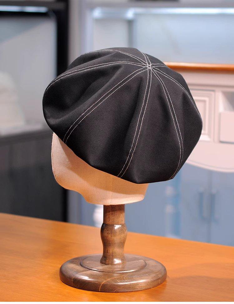 S M Large Customized Cotton Newsboy Cap - Mspineapplecrafts