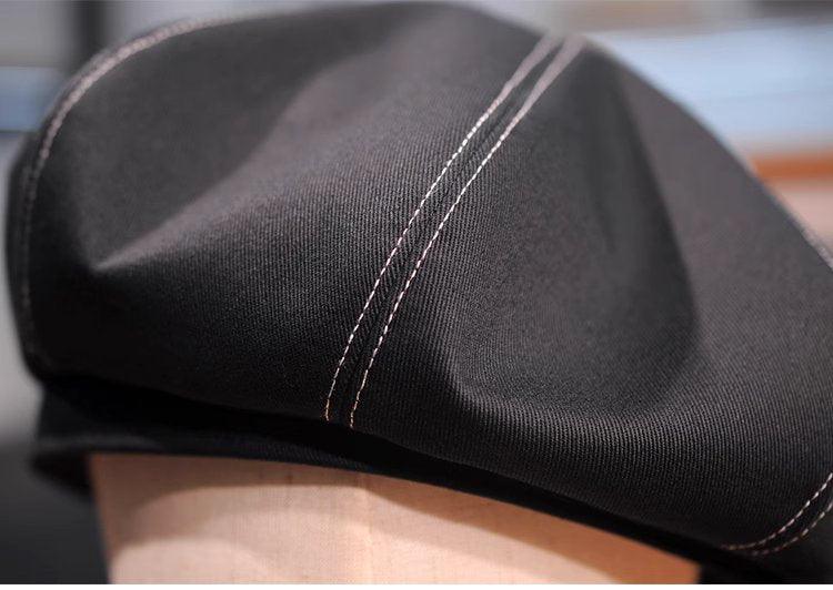 S M Large Customized Cotton Newsboy Cap - Mspineapplecrafts