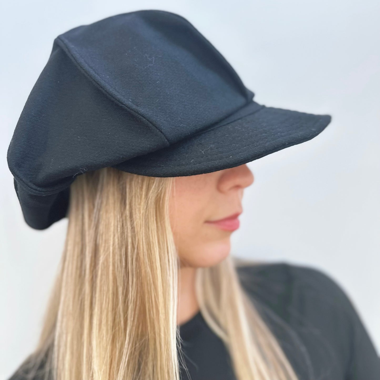 Customized Oversize Wool Applejack Newsboy Cap Mspineapplecrafts