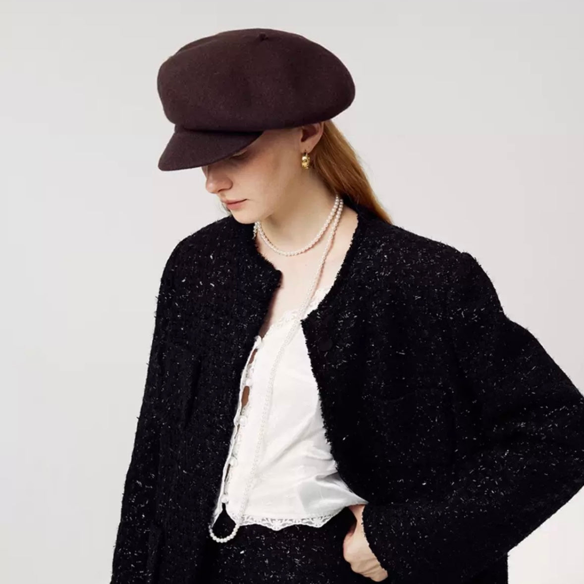 Wool Newsboy Cap Mspineapplecrafts