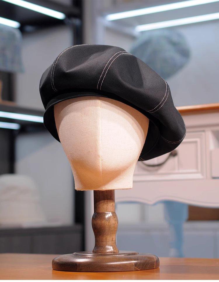 S M Large Customized Cotton Newsboy Cap - Mspineapplecrafts