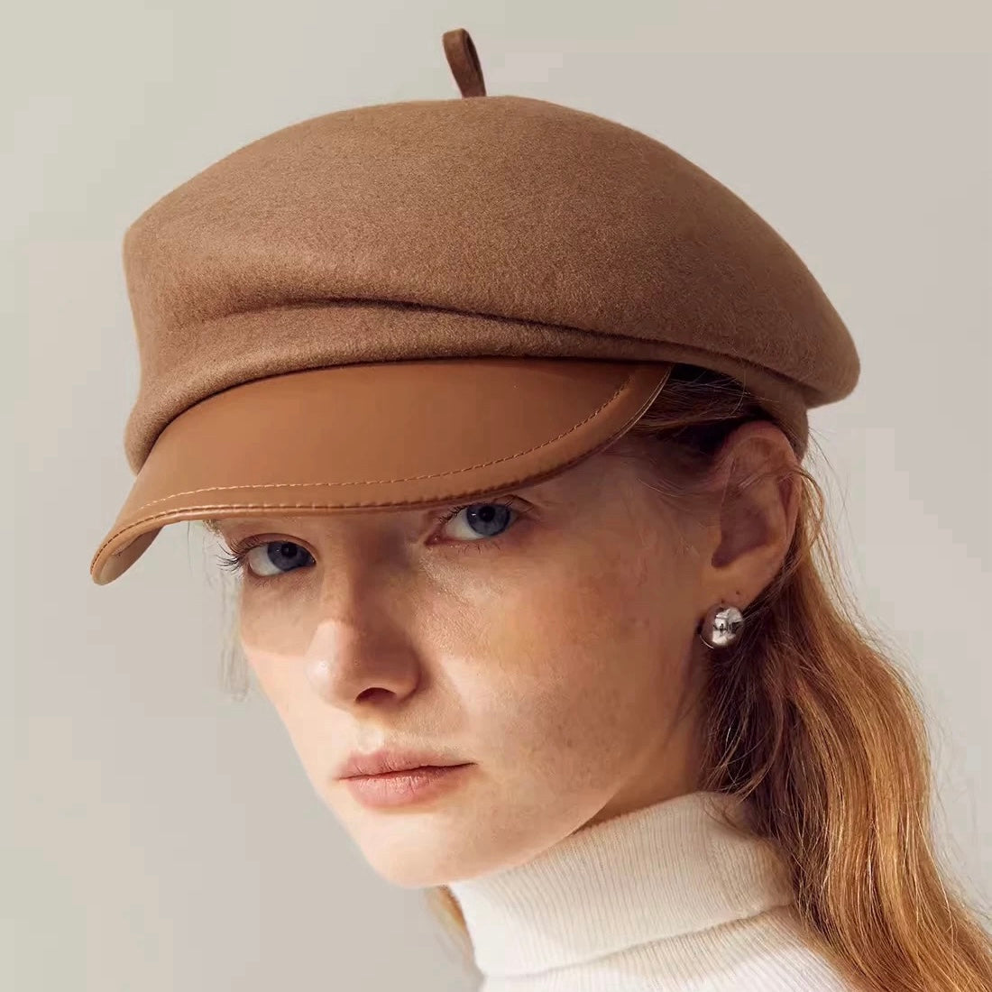 Wool Newsboy Cap Mspineapplecrafts