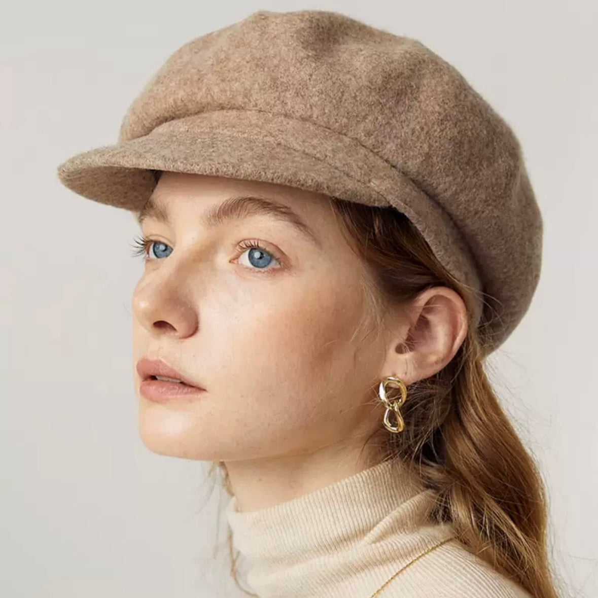 Wool Newsboy Cap Mspineapplecrafts