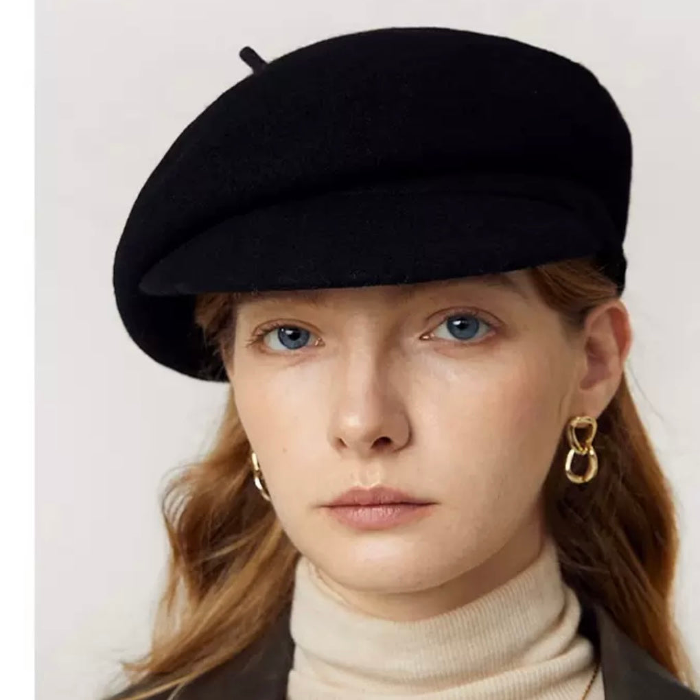 Wool Newsboy Cap Mspineapplecrafts