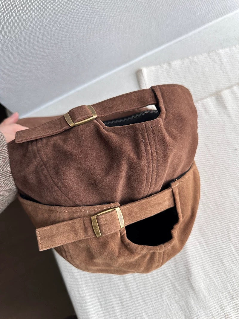 Unisex Suede Newsboy Cap Mspineapplecrafts