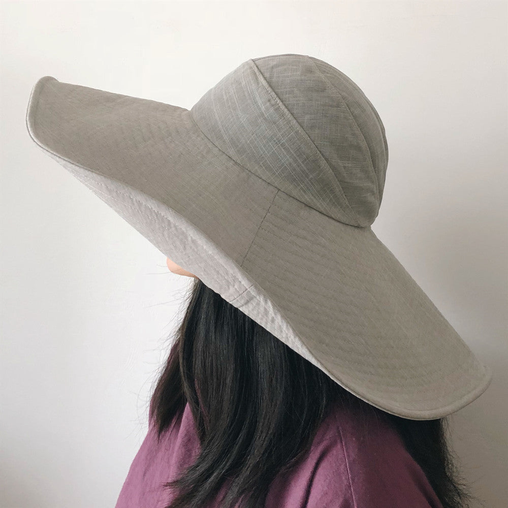 Extra Large Brim UV Protection Hat MsPineappleCrafts