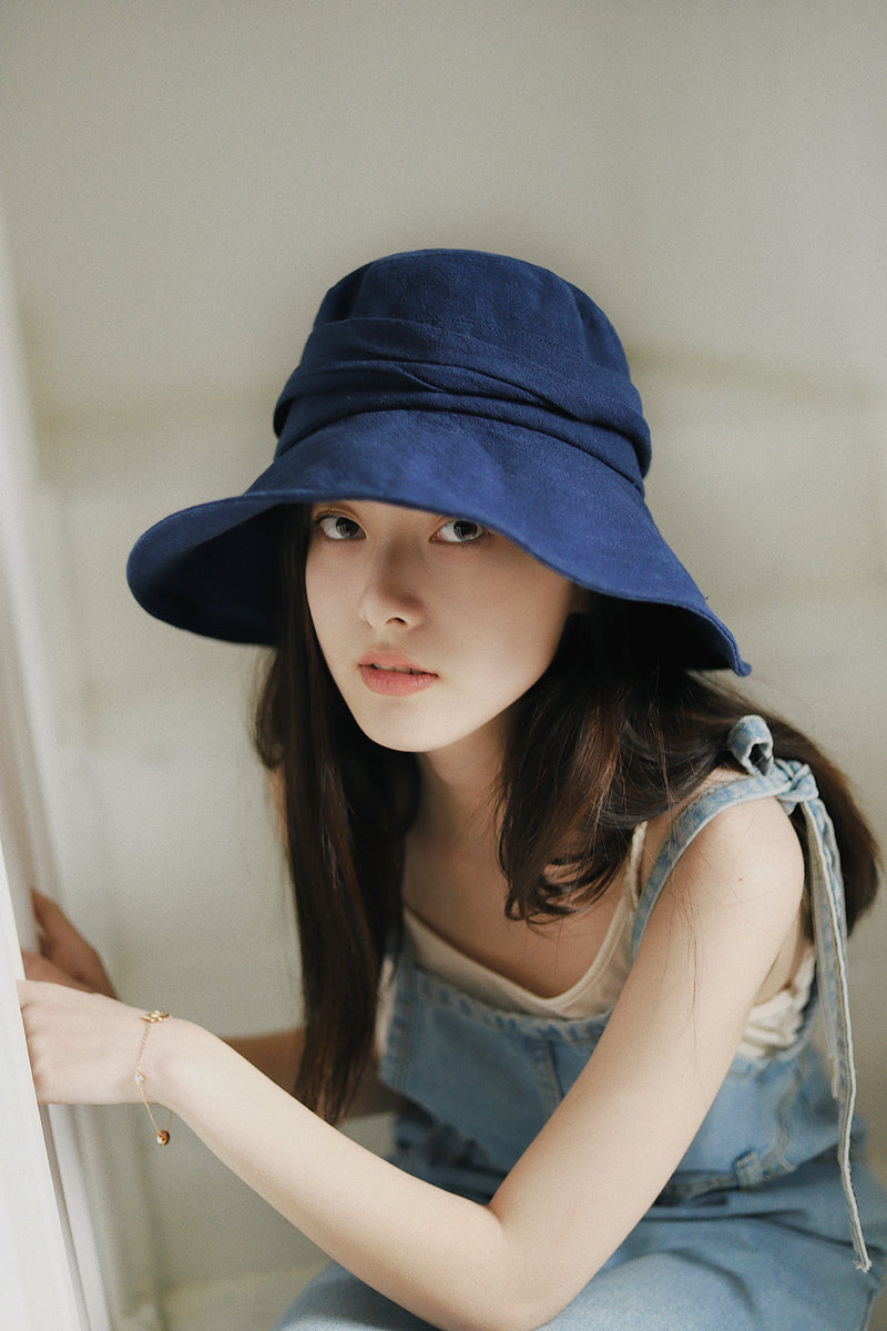 Wide Brim Bucket Hat with Adjustable Fit MsPineappleCrafts
