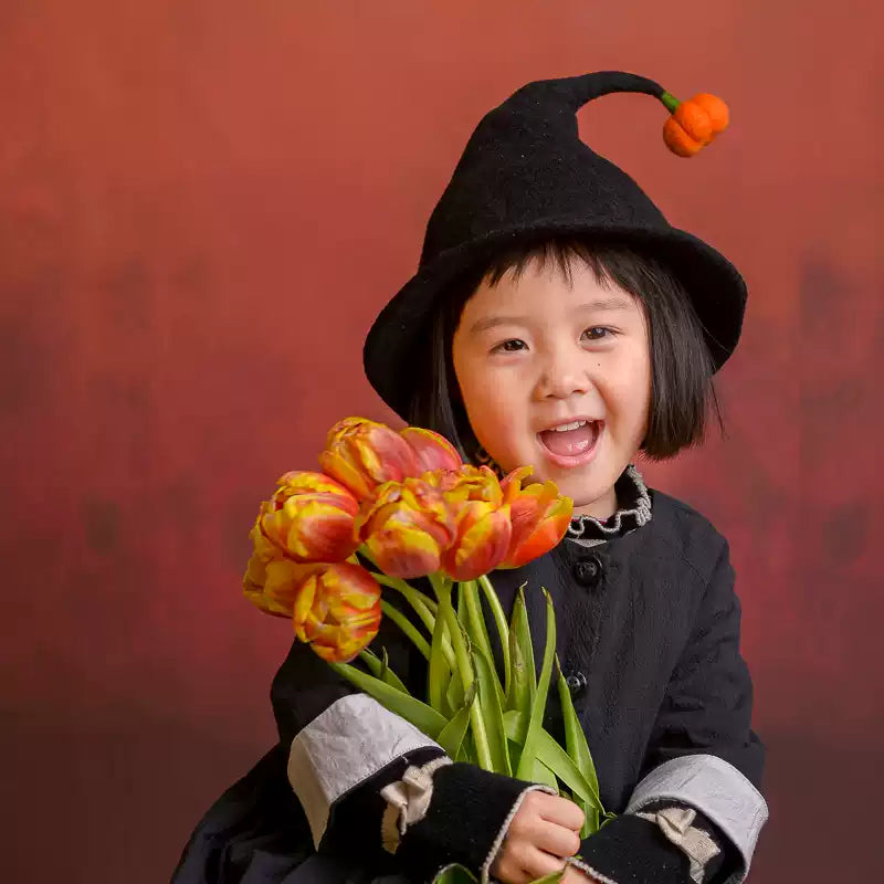 Wool Felt Halloween Witch Hat for Women and Kid MsPineappleCrafts