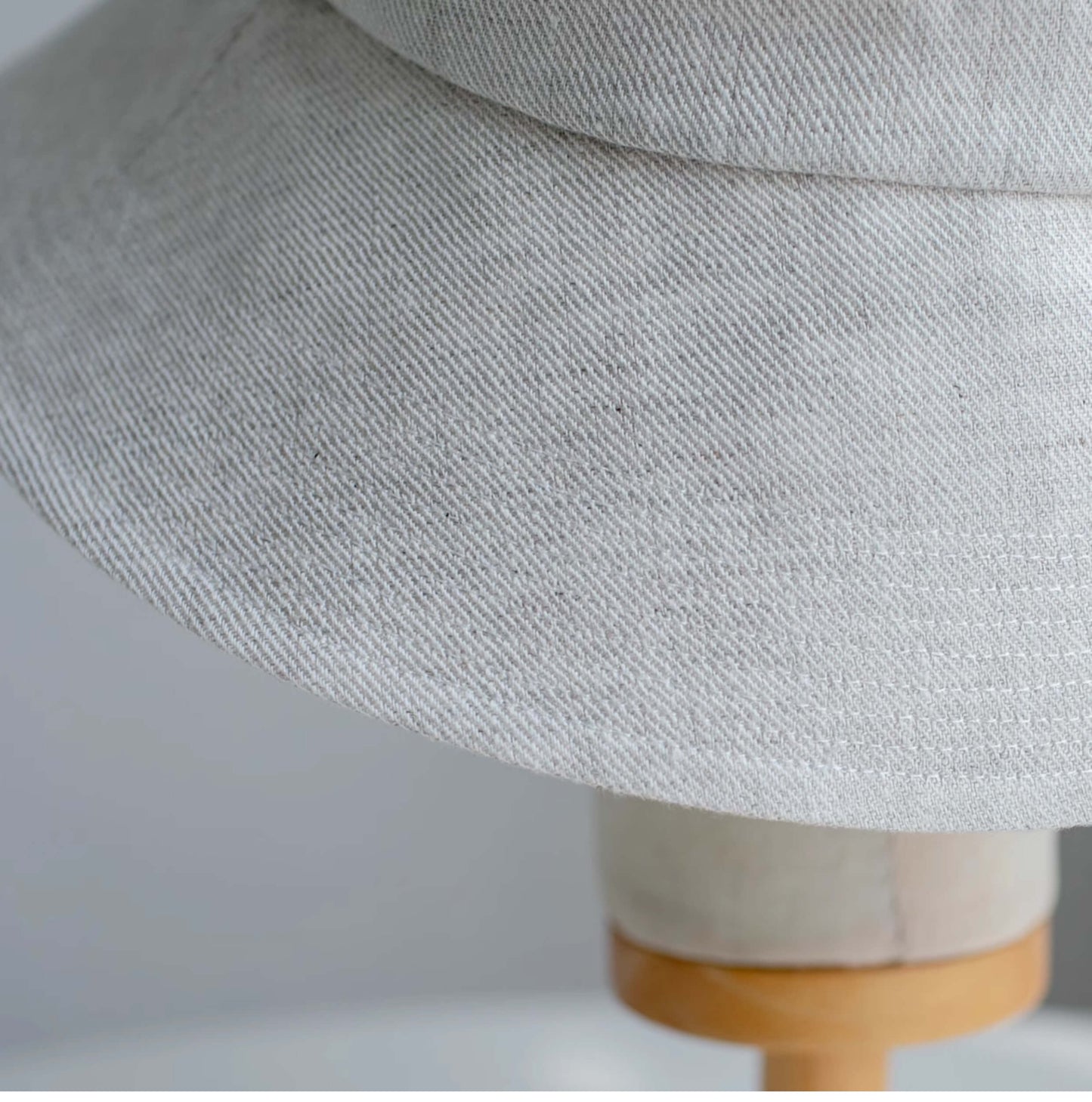 Linen Bucket Hat-Minimalist Design MsPineappleCrafts