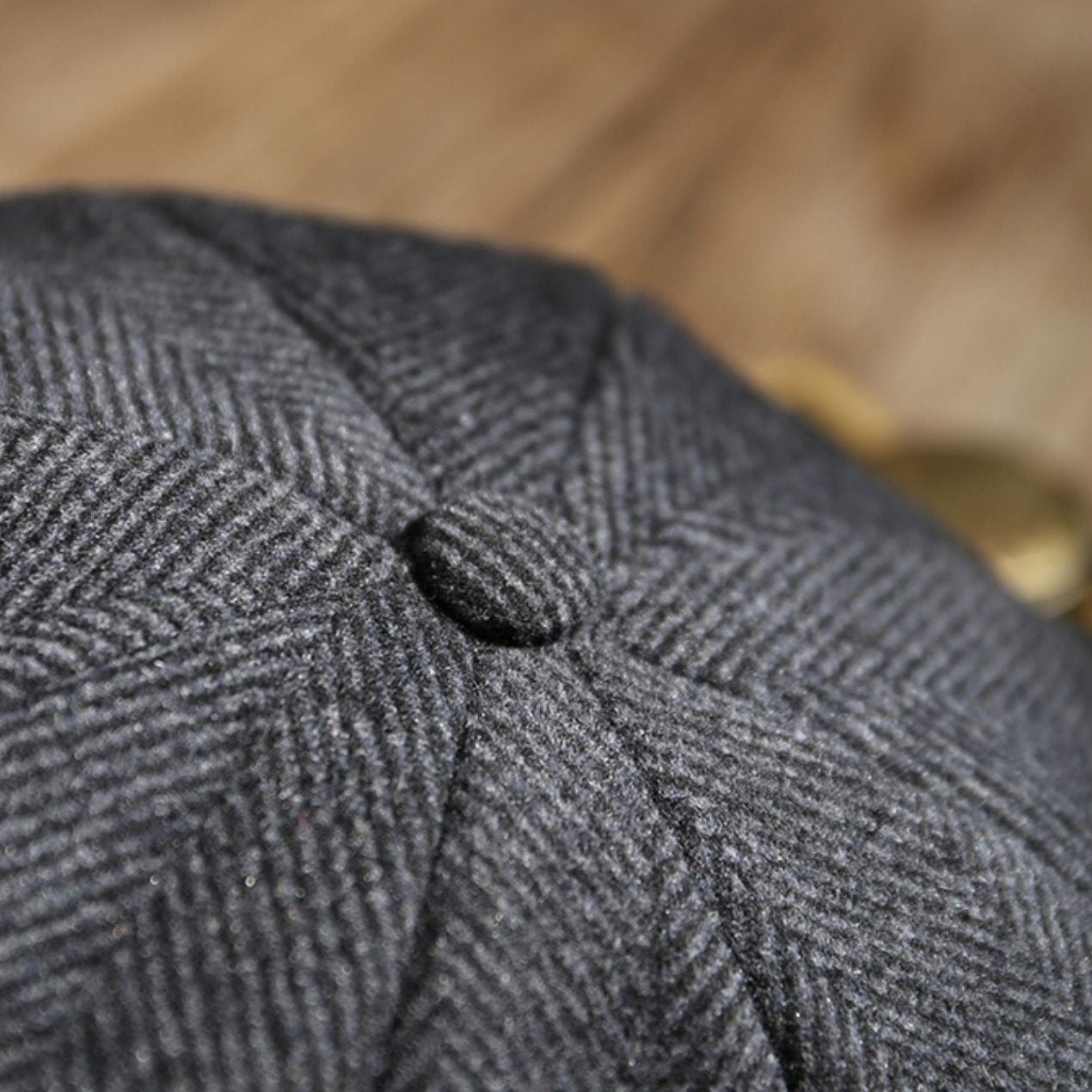 Unisex 8 panel Newsboy Wool Cap