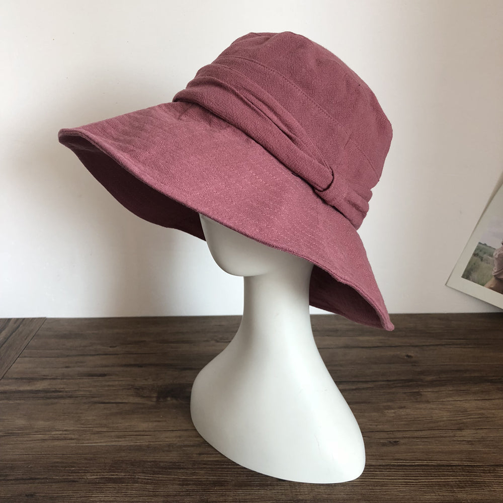 Wide Brim Bucket Hat with Adjustable Fit MsPineappleCrafts