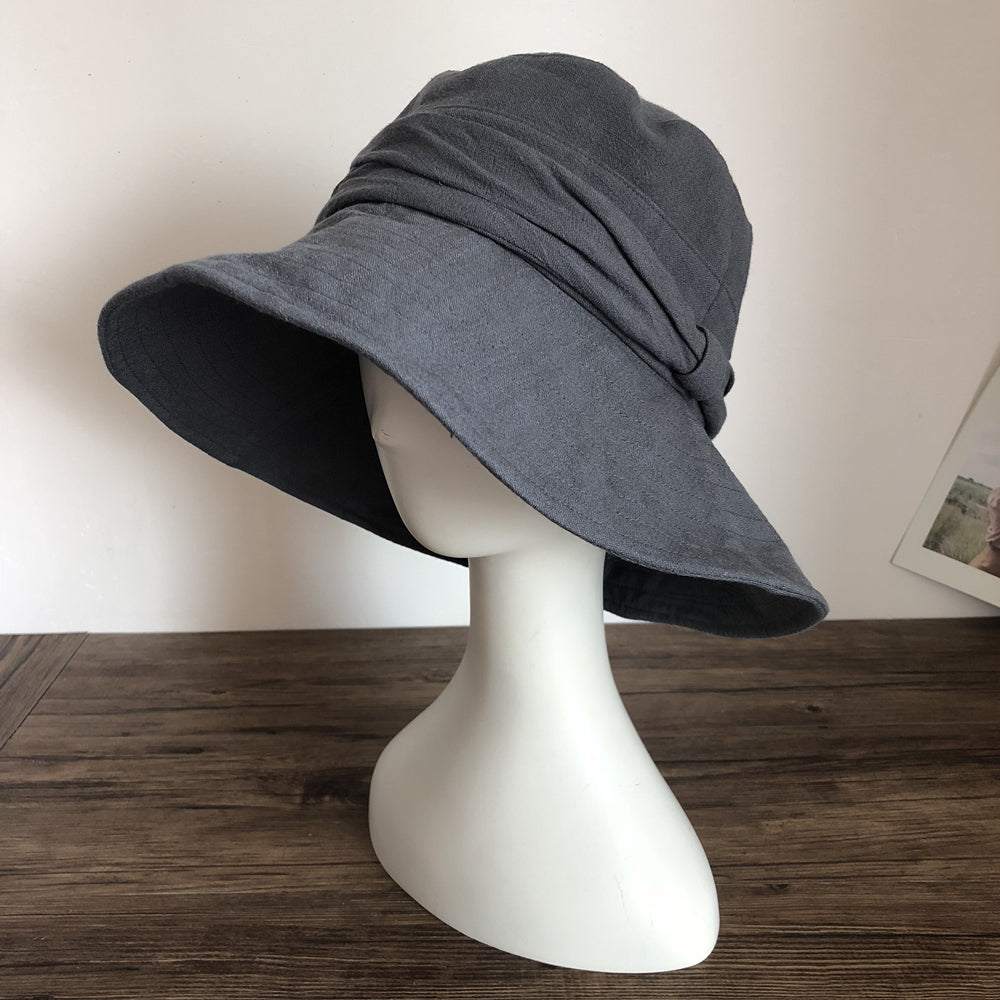 Wide Brim Bucket Hat with Adjustable Fit MsPineappleCrafts