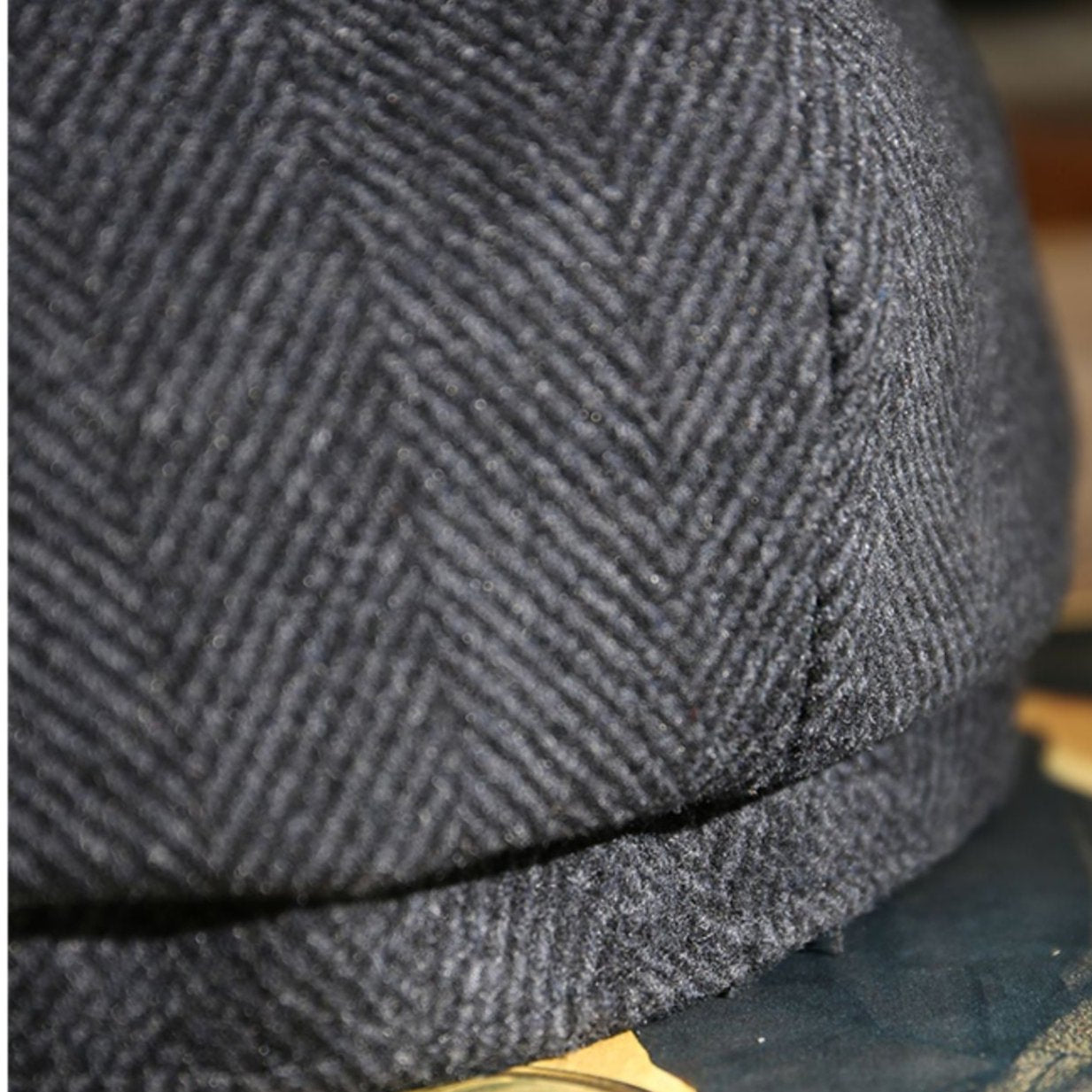 Unisex 8 panel Newsboy Wool Cap