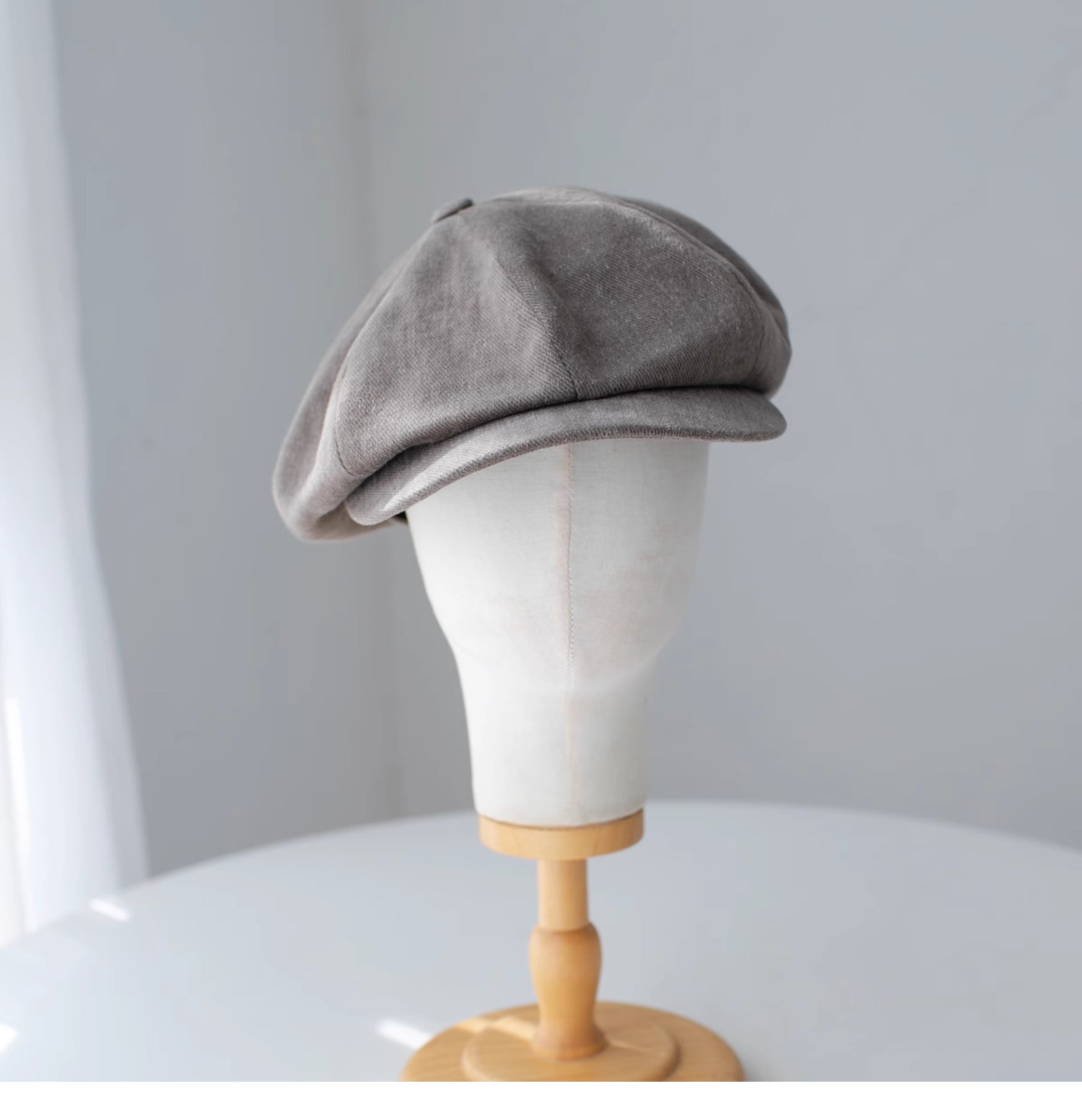 Customized Cotton Newsboy Cap MsPineappleCrafts