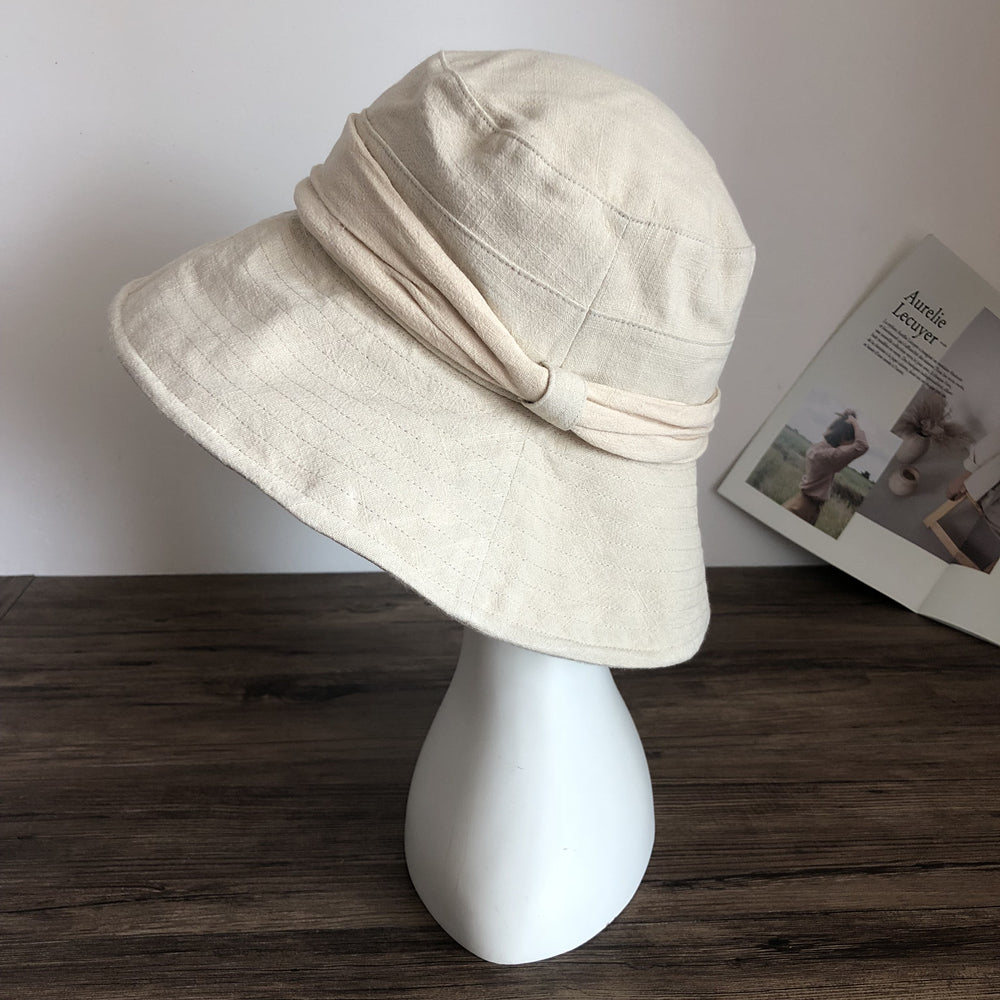 Wide Brim Bucket Hat with Adjustable Fit MsPineappleCrafts