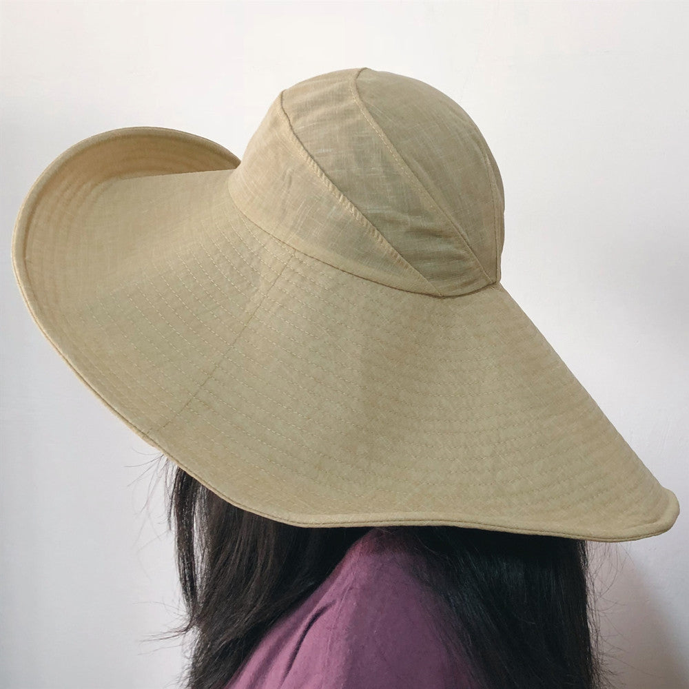Extra Large Brim UV Protection Hat MsPineappleCrafts