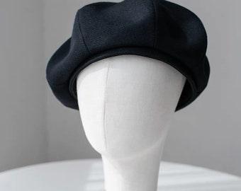 Customized Oversize Unisex Wool Beret - Mspineapplecrafts