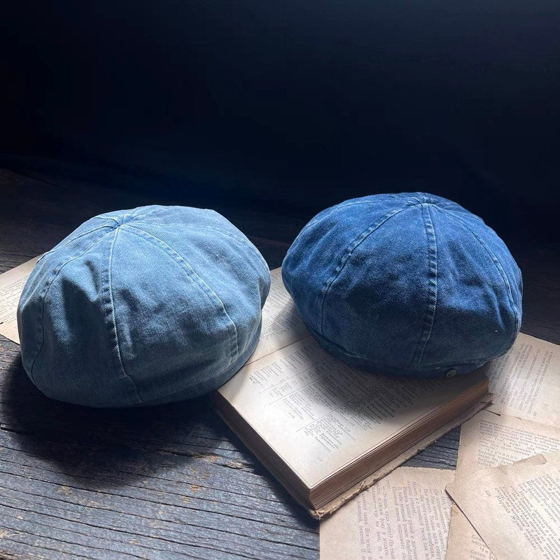 Denim Beret for Women.