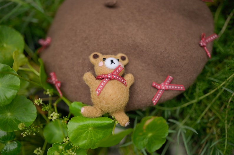 Bear Berets Hat for Women Kids Mspineapplecrafts