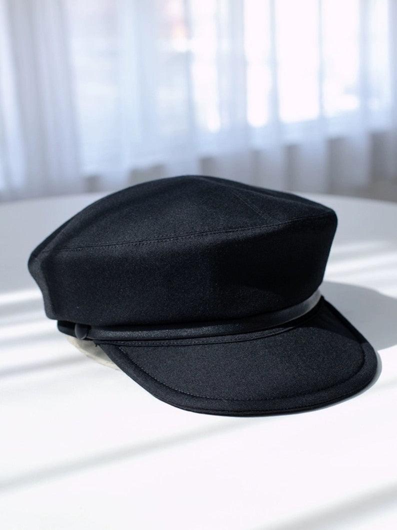 Custom Unisex Wool Newsboy Cap