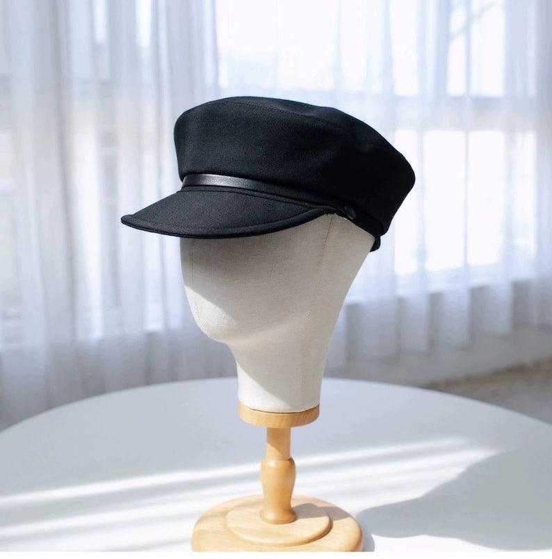 Custom Unisex Wool Newsboy Cap