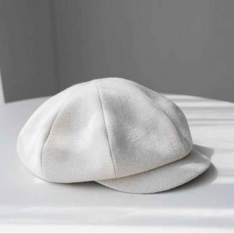 Oversize Wool Unisex Wool Newsboy Hat - Mspineapplecrafts