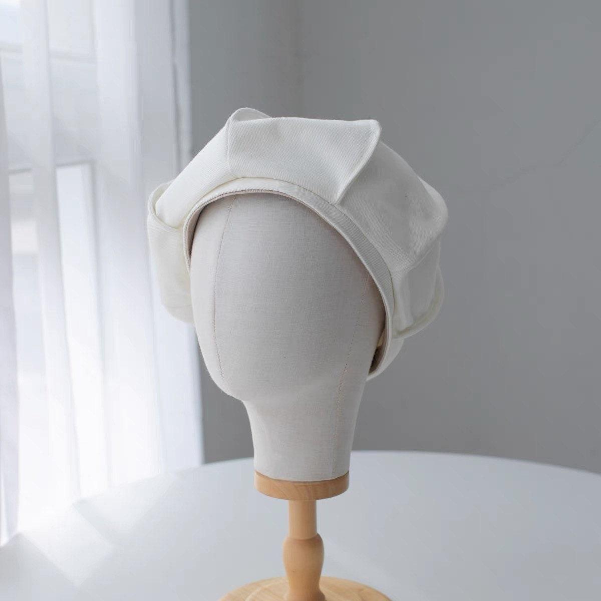 Oversize Cotton Denim Beret - Mspineapplecrafts