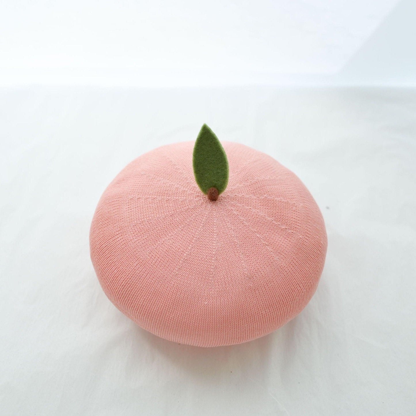 Orange Peach Beret Hat - Mspineapplecrafts