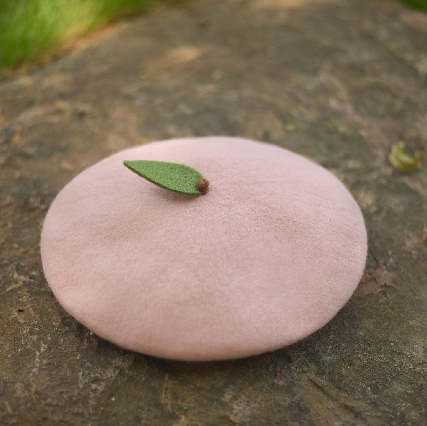 Orange/Lemon Beret for Women and Kids.