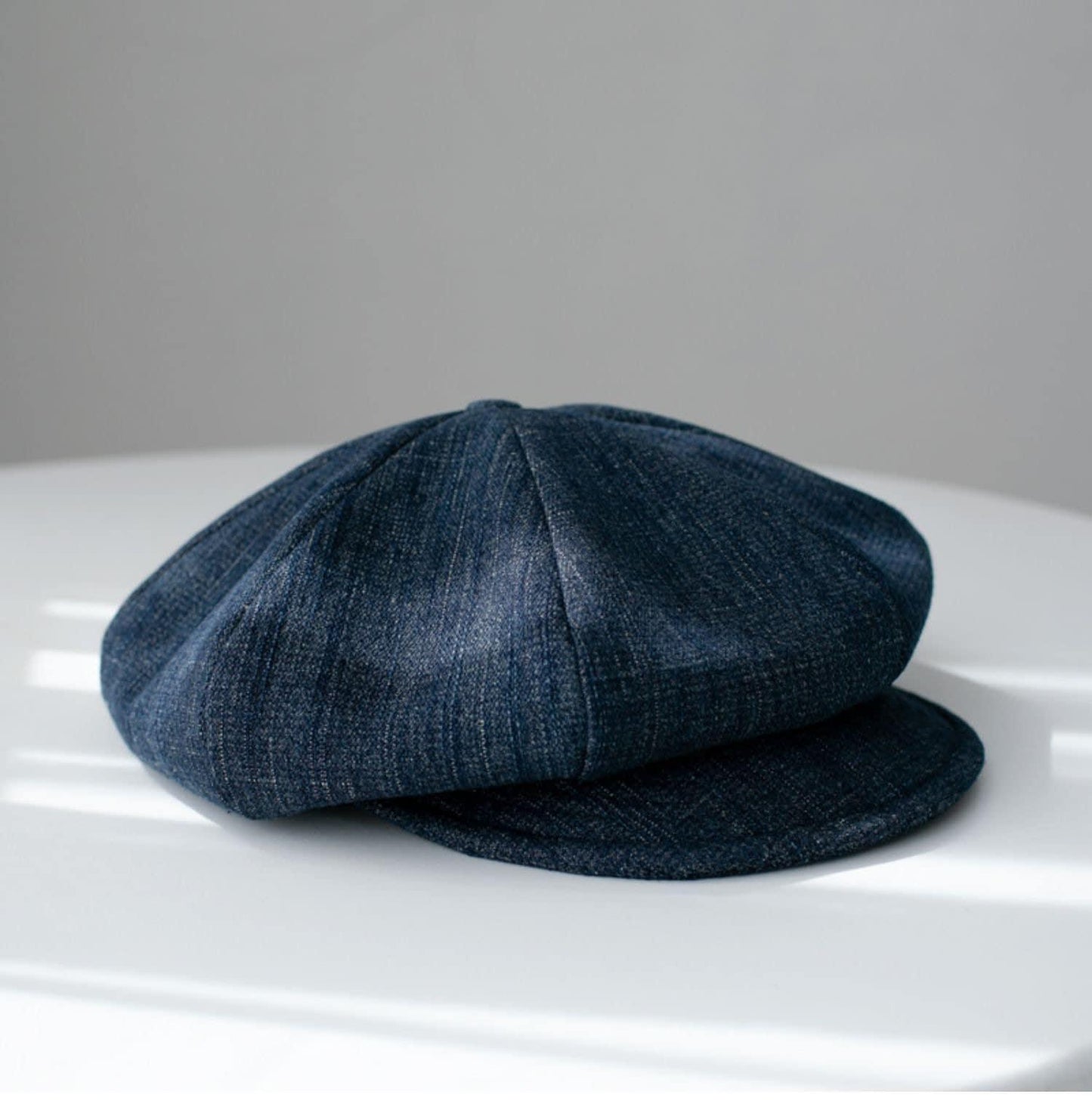 Unisex Oversize Denim Newsboy Cap - Mspineapplecrafts