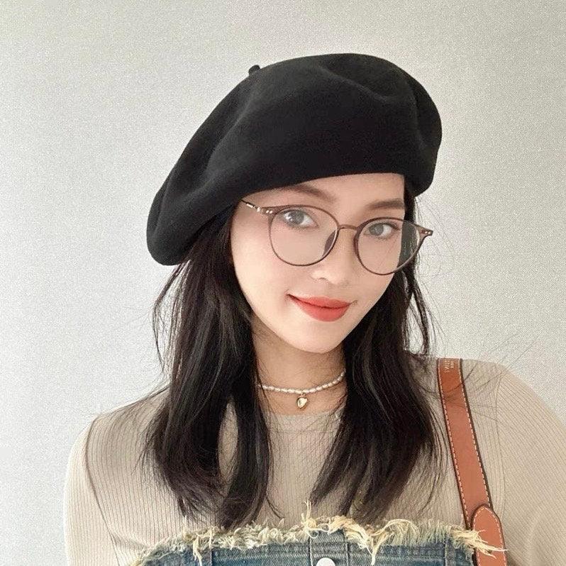 Two Way Oversized Unisex Wool Beret - Mspineapplecrafts