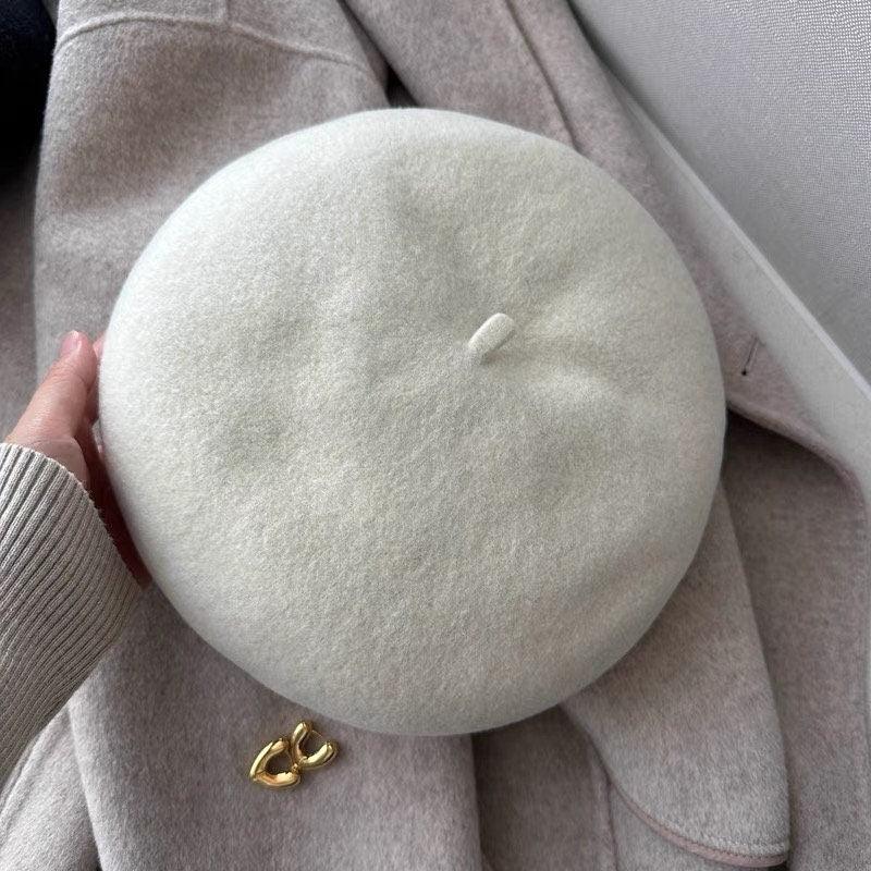 Two Way Oversized Unisex Wool Beret - Mspineapplecrafts