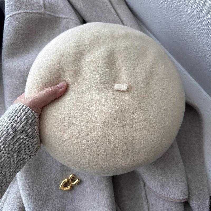 Two Way Oversized Unisex Wool Beret - Mspineapplecrafts