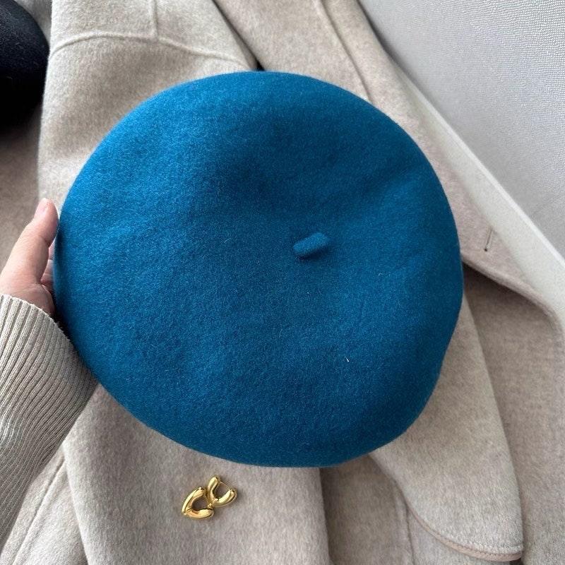 Two Way Oversized Unisex Wool Beret - Mspineapplecrafts