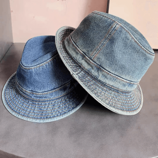 Denim Panama Hat.