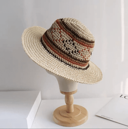 Fedora Panama Straw Hat for Women Men.