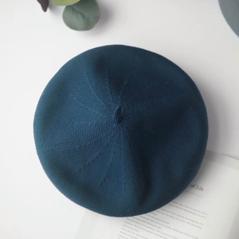 Summer Beret Hat Made with Breathable Material.