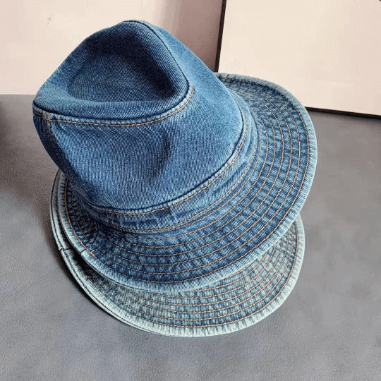 Denim Panama Hat.