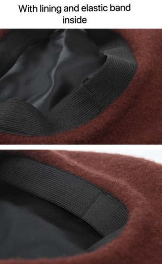 Oversized Beret for Women(Fits for large head), Made with 100% wool.