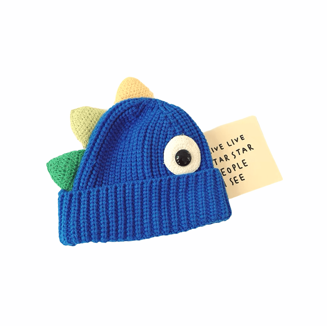 Knitted Cute Dinosaur Hat for Kids.