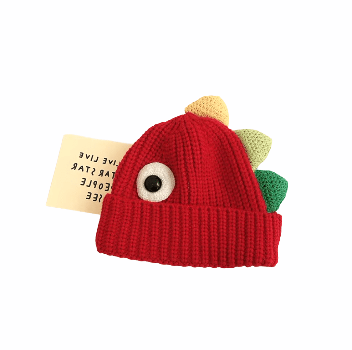 Knitted Cute Dinosaur Hat for Kids.