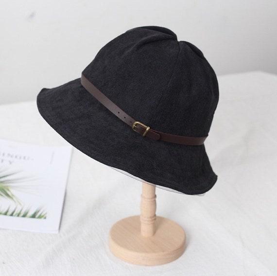 Corduroy Bucket Hat for Women - Mspineapplecrafts