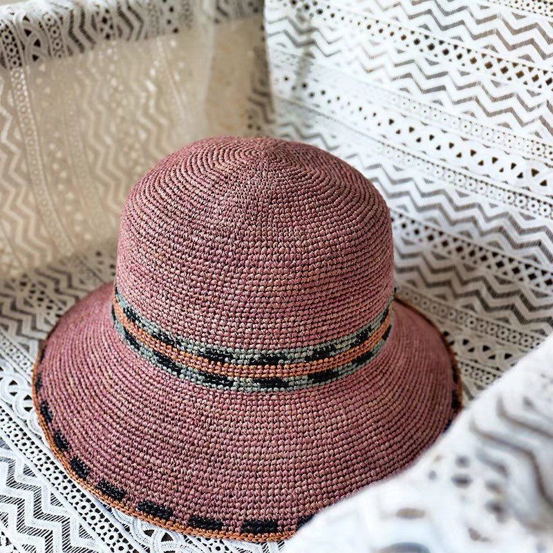 Raffia Straw Hat for Women and Girls.