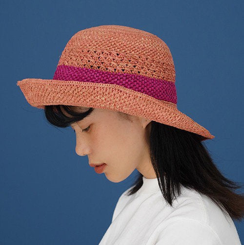 Raffia Straw Hat for Women and Girls.