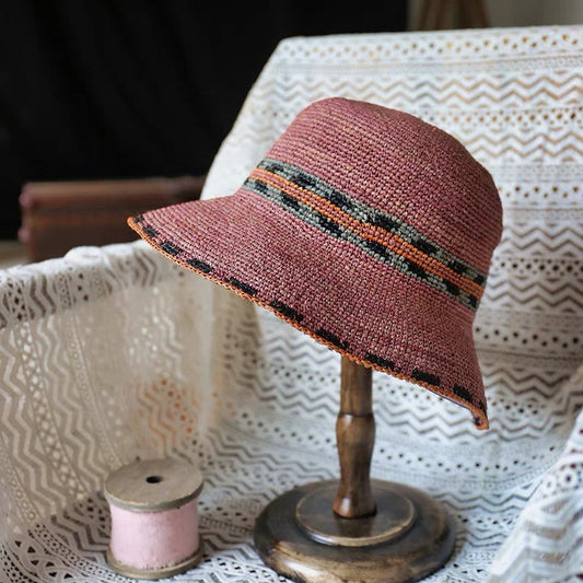 Raffia Straw Hat for Women and Girls.