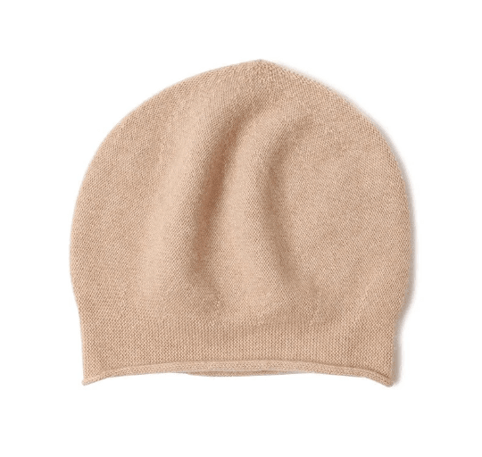 Oversized Unisex Cashmere Beanie Hat.
