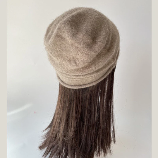 Slouchy Cashmere Beanie Hat for Women.