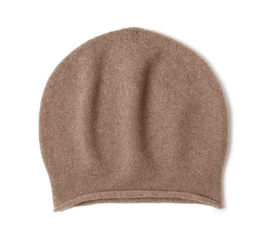 Oversized Unisex Cashmere Beanie Hat.