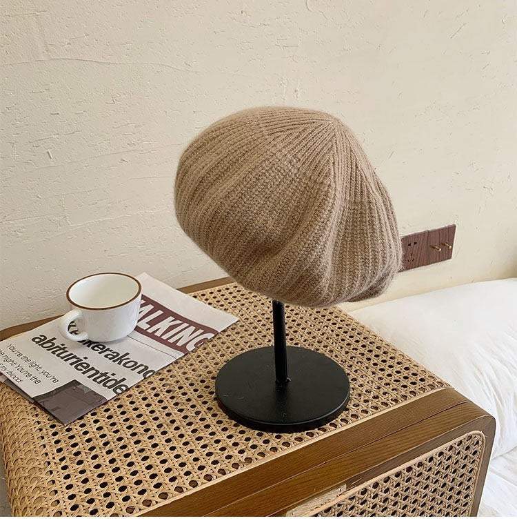 Knitted Beret Hat for Women/ Girl.