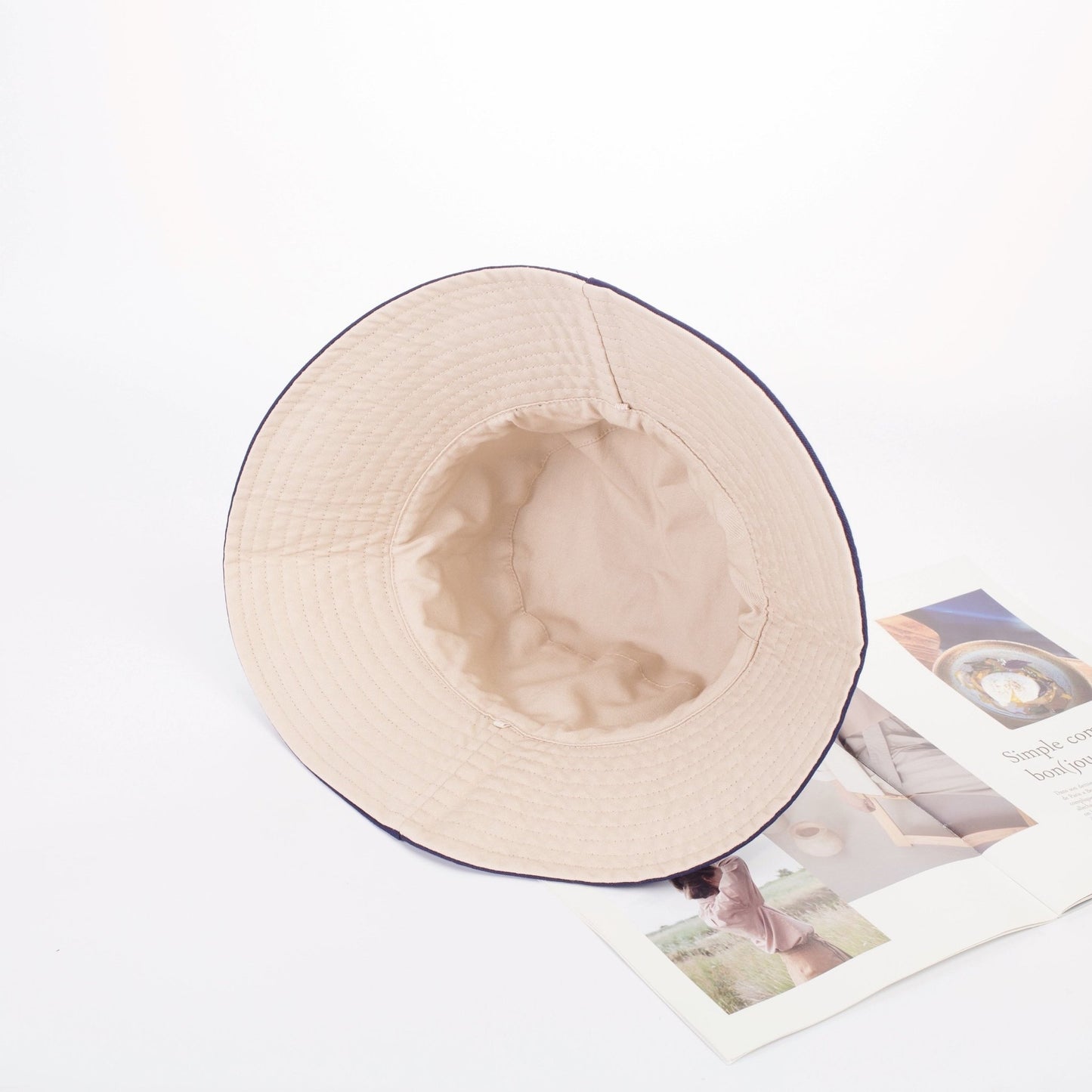 M L XL XXL Reversible Wide Brim Bucket Hat for Women and Girls.